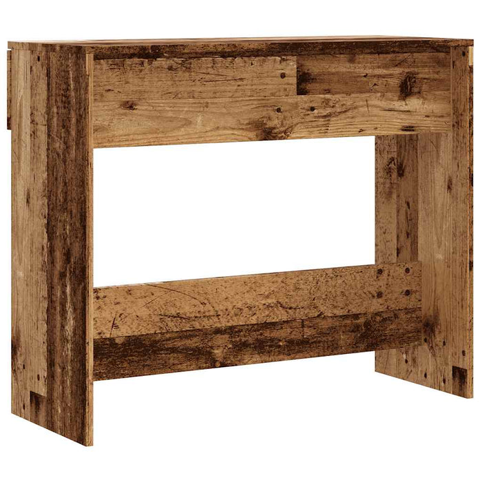 Masă consolă, lemn vechi,90x36x75 cm, PAL - WALTI WALTI