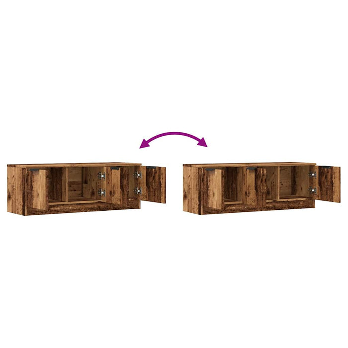 Dulap TV Lemn vechi 102x35x36,5 cm Lemn prelucrat - WALTI WALTI