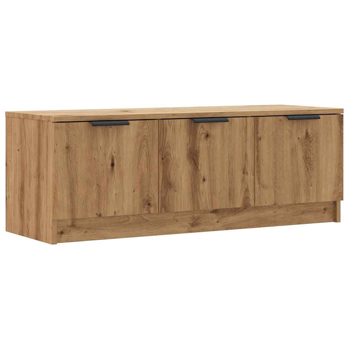 Comodă TV,stejar artizanal 102x35x36,5 cm, lemn prelucrat - WALTI WALTI