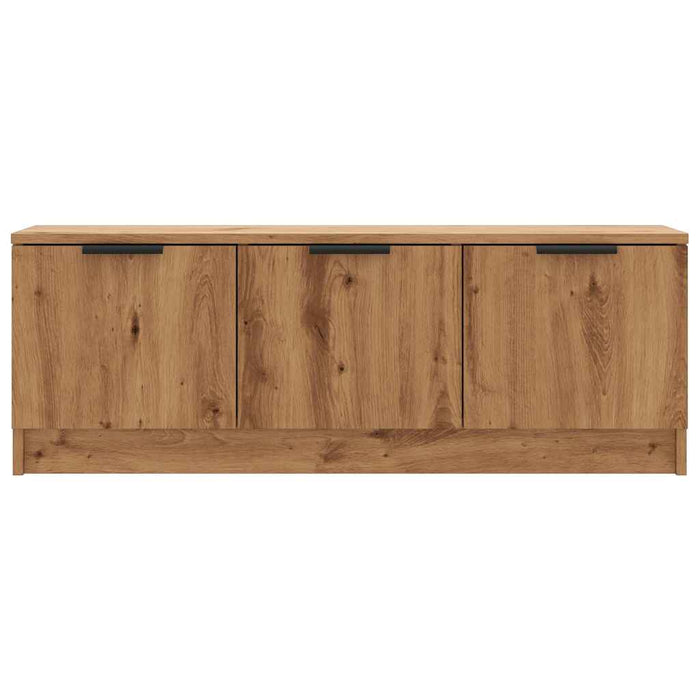 Comodă TV,stejar artizanal 102x35x36,5 cm, lemn prelucrat - WALTI WALTI