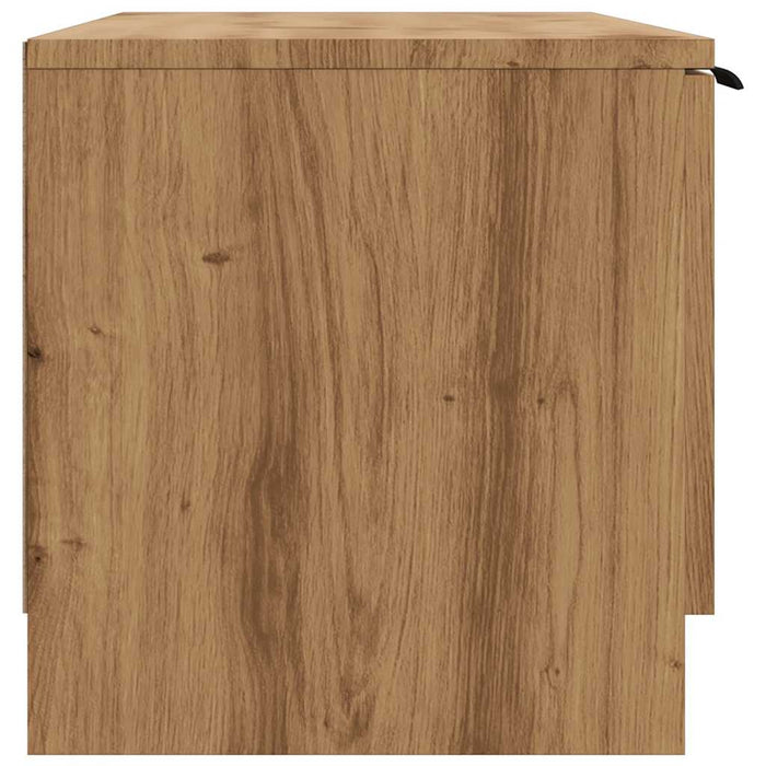 Comodă TV,stejar artizanal 102x35x36,5 cm, lemn prelucrat - WALTI WALTI