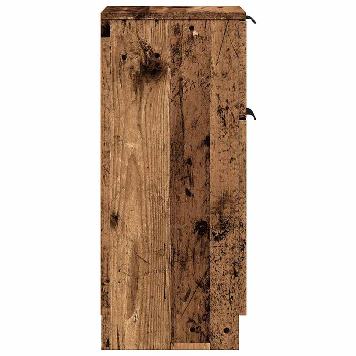Dulapuri, 2 buc., lemn vechi, 30x30x70 cm, lemn prelucrat - WALTI WALTI