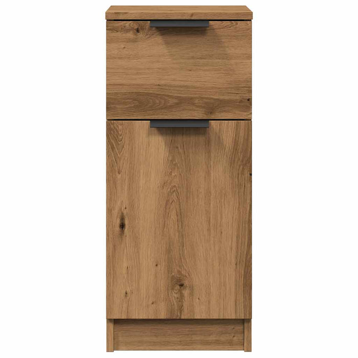 Dulapuri, 2 buc., stejar artizanal, 30x30x70 cm, lemn compozit - WALTI WALTI