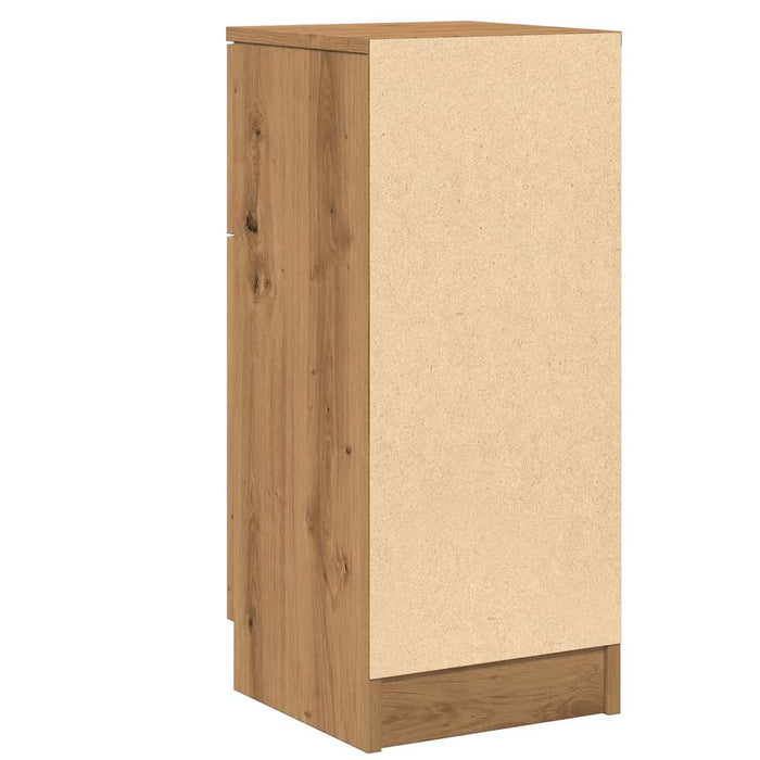 Dulapuri, 2 buc., stejar artizanal, 30x30x70 cm, lemn compozit - WALTI WALTI