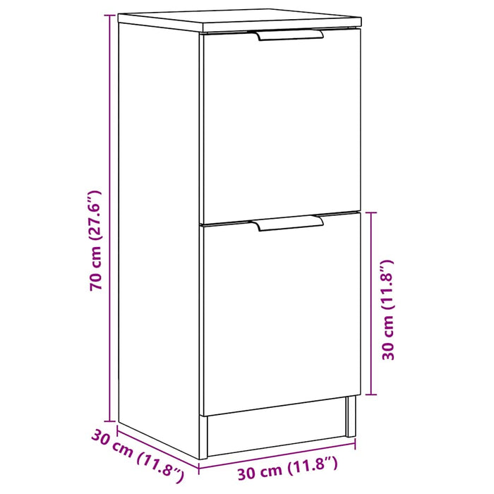 Dulap, lemn vechi, 30x30x70 cm, lemn prelucrat - WALTI WALTI