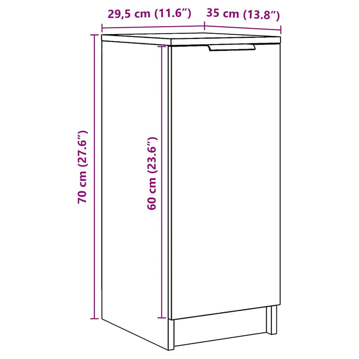 Pantofar, lemn vechi, 30x35x70 cm, lemn prelucrat - WALTI WALTI