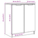 Pantofar, lemn vechi, 59x35x70 cm, lemn prelucrat - WALTI WALTI