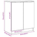 Pantofar, stejar artizanal, 59x35x70 cm, lemn prelucrat - WALTI WALTI