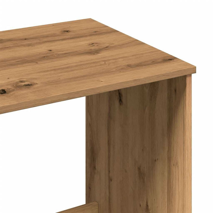 Birou, stejar artizanal, 100x50x75 cm, lemn prelucrat - WALTI WALTI
