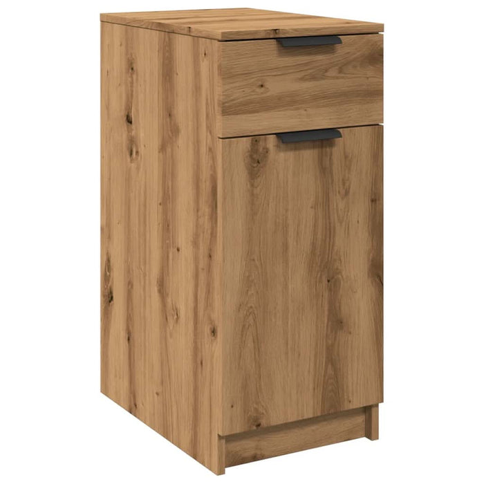 Dulap de birou, stejar artizanal, 33x50x75 cm lemn prelucrat - WALTI WALTI