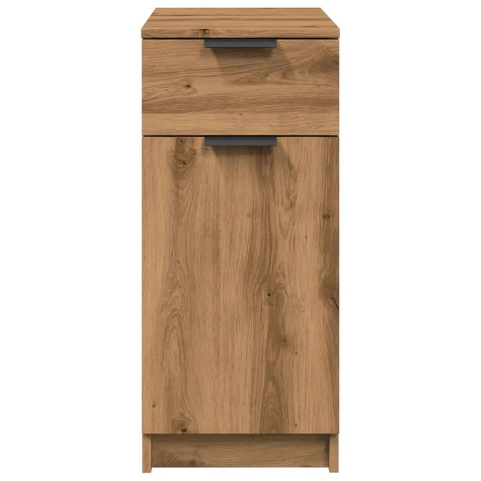 Dulap de birou, stejar artizanal, 33x50x75 cm lemn prelucrat - WALTI WALTI