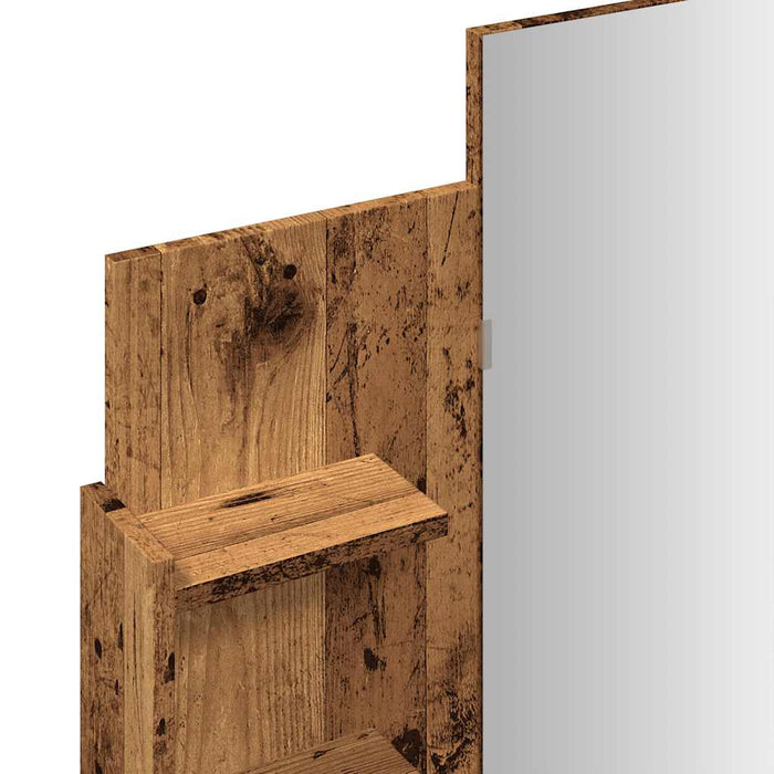 Masa de toaleta cu oglinda lemn vechi 96x39x142 cm - WALTI WALTI