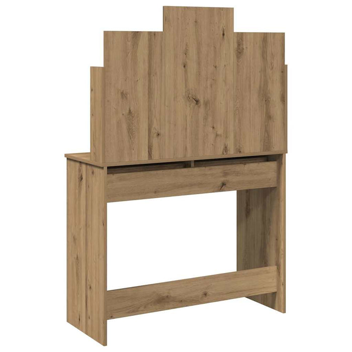 Masa de toaleta cu oglinda Artisan Stejar 96x39x142 cm - WALTI WALTI