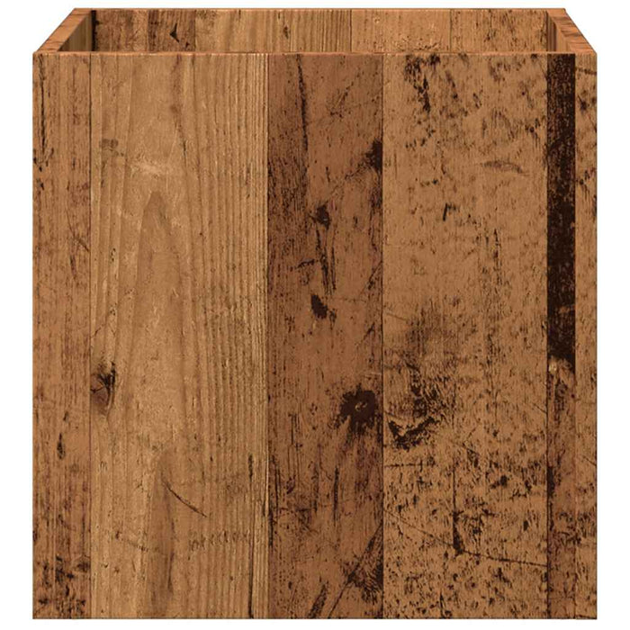 Cutie de jardiniera din lemn vechi 40x40x40 cm lemn prelucrat - WALTI WALTI