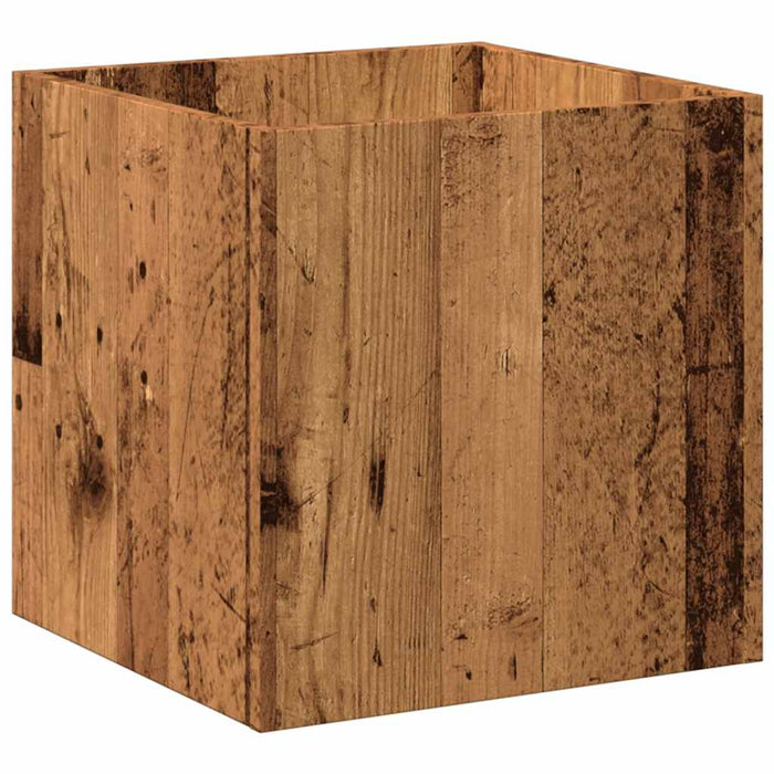 Cutie de jardiniera din lemn vechi 40x40x40 cm lemn prelucrat - WALTI WALTI