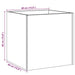 Cutie de jardiniera din lemn vechi 40x40x40 cm lemn prelucrat - WALTI WALTI