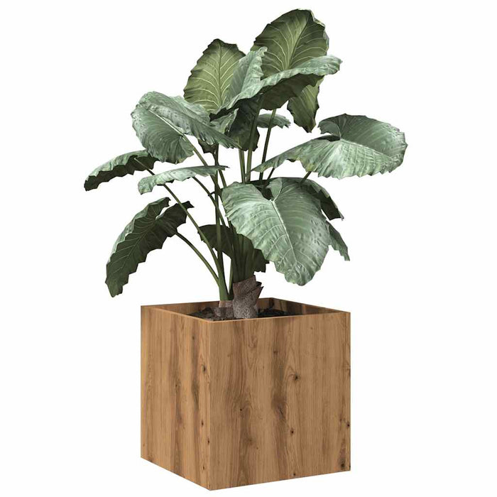 Cutie de jardiniera Stejar Artizanal 40x40x40 cm Lemn prelucrat - WALTI WALTI
