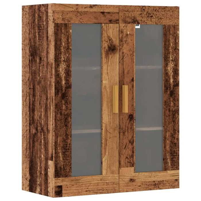 Dulap de perete suspendat, lemn vechi, 69,5x34x90 cm - WALTI WALTI