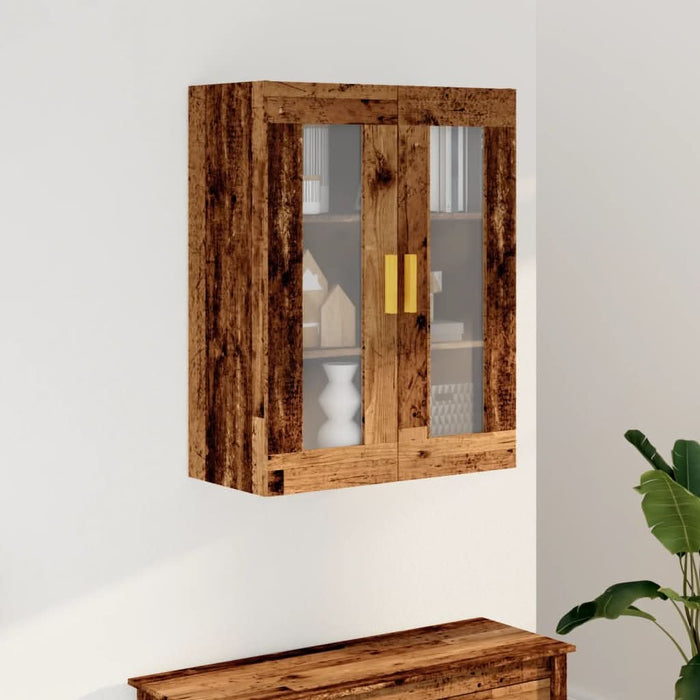 Dulap de perete suspendat, lemn vechi, 69,5x34x90 cm - WALTI WALTI