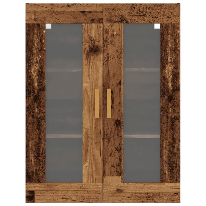 Dulap de perete suspendat, lemn vechi, 69,5x34x90 cm - WALTI WALTI