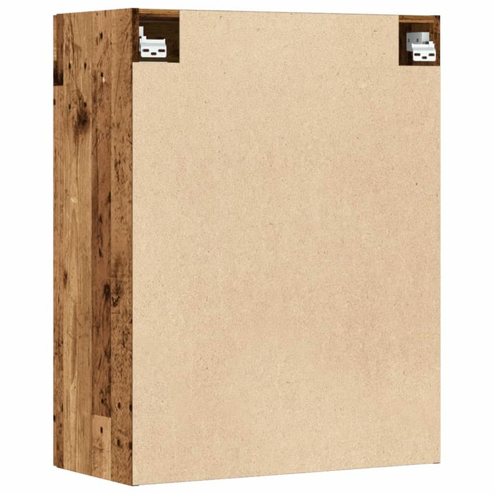 Dulap de perete suspendat, lemn vechi, 69,5x34x90 cm - WALTI WALTI