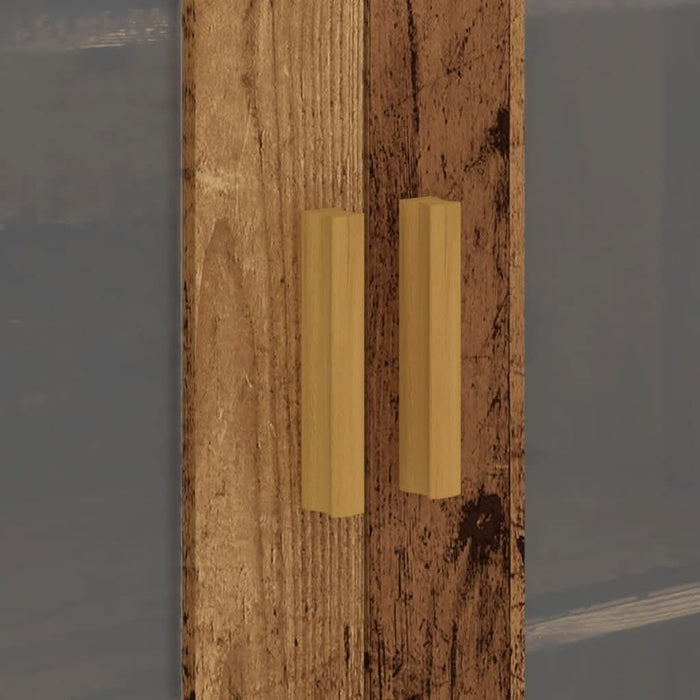 Dulap de perete suspendat, lemn vechi, 69,5x34x90 cm - WALTI WALTI