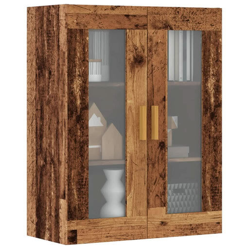 Dulap de perete suspendat, lemn vechi, 69,5x34x90 cm - WALTI WALTI