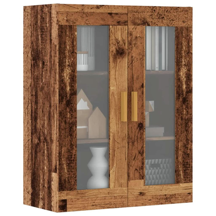 Dulap de perete suspendat, lemn vechi, 69,5x34x90 cm - WALTI WALTI