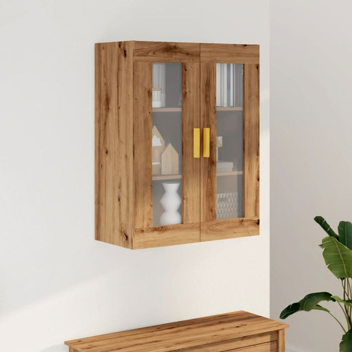 Dulap de perete suspendat, stejar artizanal, 69,5x34x90 cm - WALTI WALTI