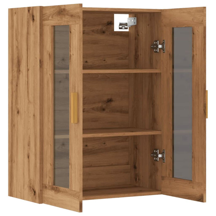 Dulap de perete suspendat, stejar artizanal, 69,5x34x90 cm - WALTI WALTI