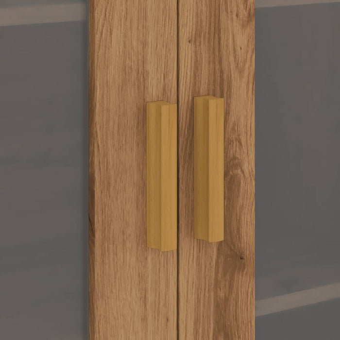 Dulap de perete suspendat, stejar artizanal, 69,5x34x90 cm - WALTI WALTI