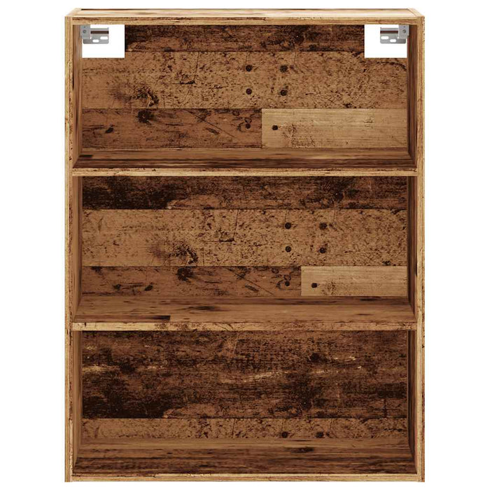Dulap de perete suspendat, lemn vechi, 69,5x32,5x90 cm - WALTI WALTI