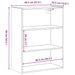 Dulap de perete suspendat, lemn vechi, 69,5x32,5x90 cm - WALTI WALTI