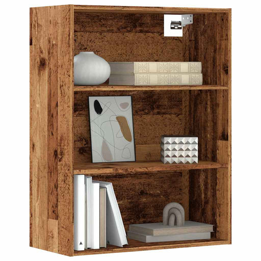 Dulap de perete suspendat, lemn vechi, 69,5x32,5x90 cm - WALTI WALTI