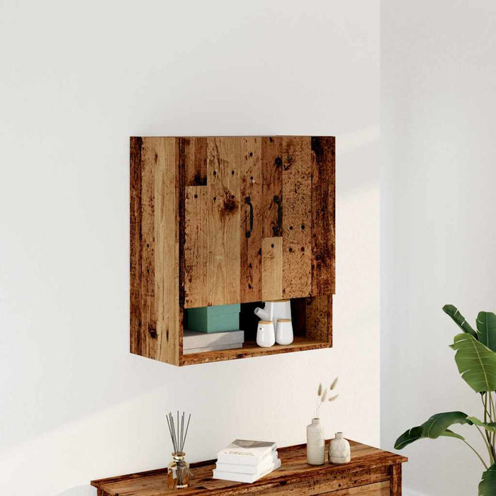 Dulap de perete, lemn vechi, 60x31x70 cm, lemn compozit - WALTI WALTI