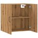 Dulap de perete, stejar artizanal, 60x31x60 cm, lemn prelucrat - WALTI WALTI