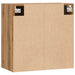 Dulap de perete, stejar artizanal, 60x31x60 cm, lemn prelucrat - WALTI WALTI