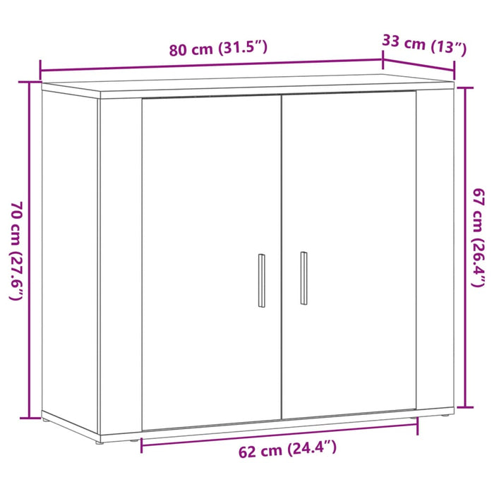 Dulap, lemn vechi, 80x33x70 cm, lemn prelucrat - WALTI WALTI