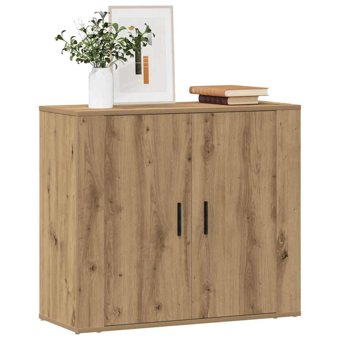 Dulap, stejar artizanal, 80x33x70 cm, lemn prelucrat - WALTI WALTI