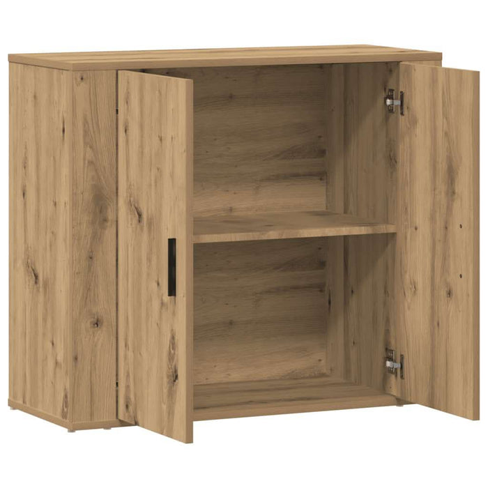 Dulap, stejar artizanal, 80x33x70 cm, lemn prelucrat - WALTI WALTI