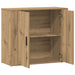 Dulap, stejar artizanal, 80x33x70 cm, lemn prelucrat - WALTI WALTI