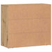 Dulap, stejar artizanal, 80x33x70 cm, lemn prelucrat - WALTI WALTI