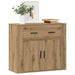 Dulap, stejar artizanal, 80x33x70 cm, lemn prelucrat - WALTI WALTI