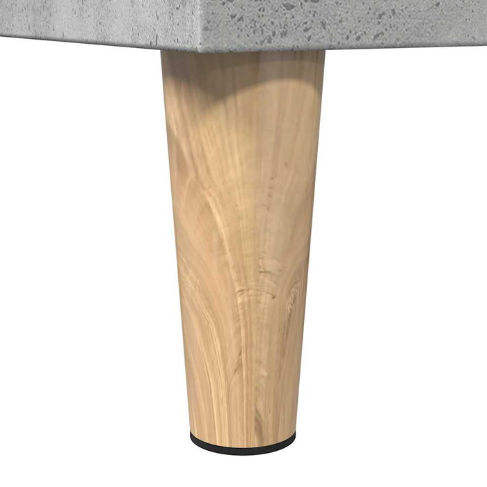 Dulap de baie, gri beton, 30x30x190 cm, lemn prelucrat - WALTI WALTI