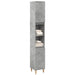 Dulap de baie, gri beton, 30x30x190 cm, lemn prelucrat - WALTI WALTI