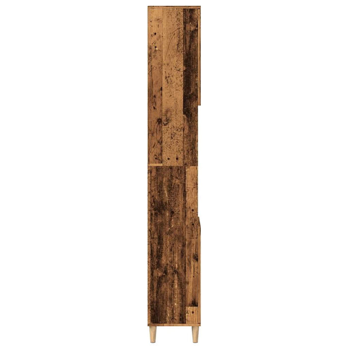 Dulap de baie, lemn vechi, 30x30x190 cm, lemn prelucrat - WALTI WALTI