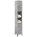 Dulap de baie, gri beton, 30x30x190 cm, lemn prelucrat - WALTI WALTI