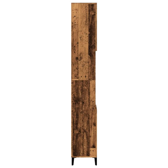 Dulap de baie, lemn vechi, 30x30x190 cm, lemn prelucrat - WALTI WALTI