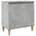Dulap de chiuvetă, gri beton, 58x33x60 cm, lemn prelucrat - WALTI WALTI
