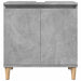 Dulap de chiuvetă, gri beton, 58x33x60 cm, lemn prelucrat - WALTI WALTI